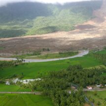 Landslide in Montania