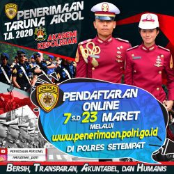 Penerimaan Taruna Akpol 2020