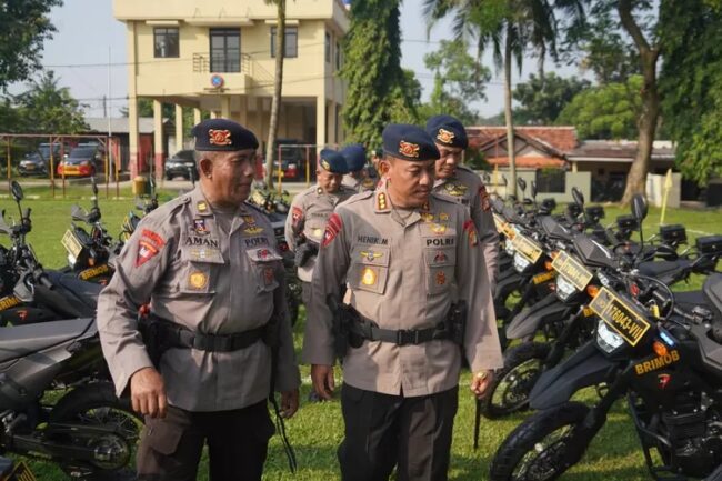 Cek Material Logistik Dan Personel, Brimob Polda Metro Siap Kawal Konfrensi OKI