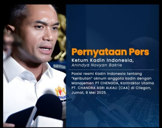 Langkah Tegas Anindya Bakrie Tanggapi Kasus Oknum KADIN Cilegon