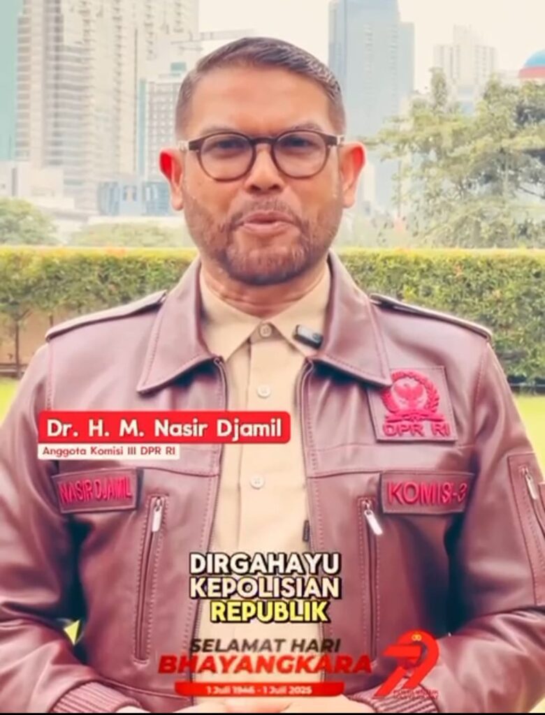 Hari Bhayangkara ke-79, Nasir Djamil Harap Polri Makin Transparan dan Profesional Hari Bhayangkara ke-79, Nasir Djamil Harap Polri Makin Transparan dan Profesional