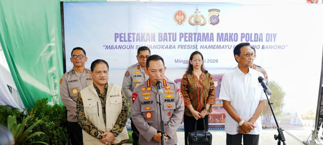 Kolaborasi Pembangunan Mapolda DIY, Kapolri Instruksikan Beri Pelayanan Optimal