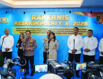 Buka Rakernis Reskrim, Kapolri Instruksikan Ciptakan Rasa Aman dan Keadilan untuk Masyarakat